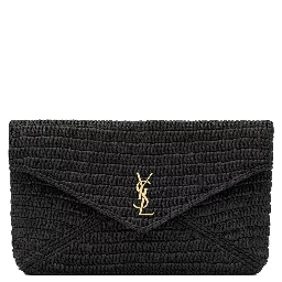 حقيبة يد من الرافيا