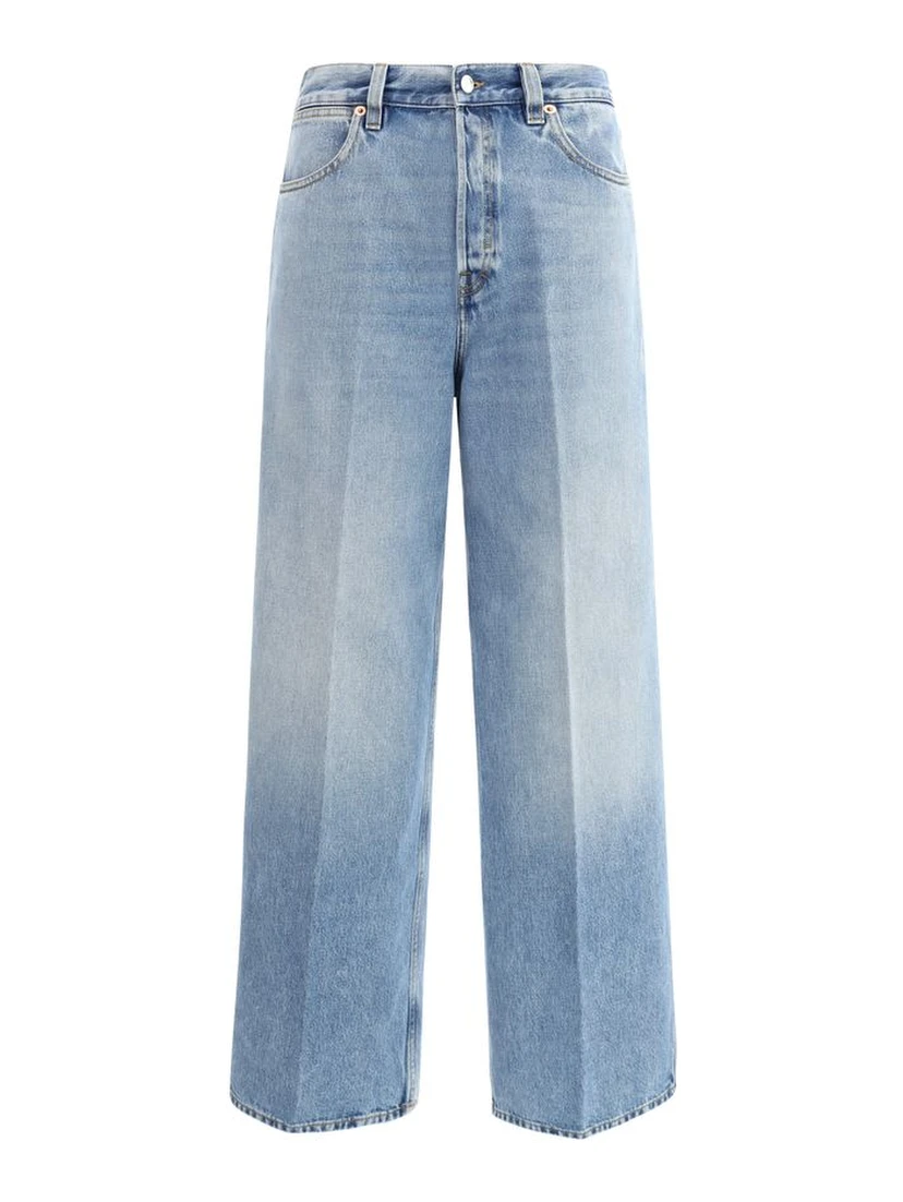 Light Blue Cotton Jeans Denim
