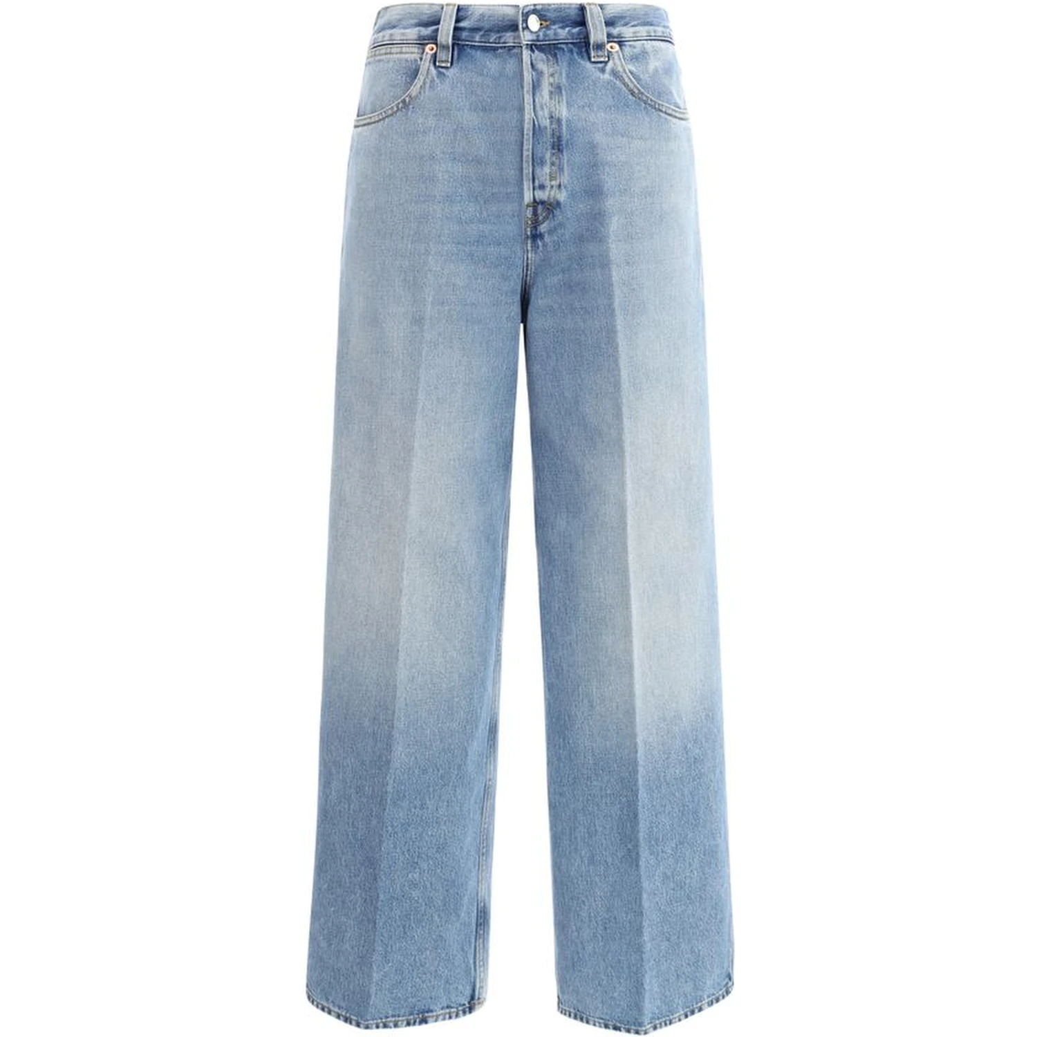 Light Blue Cotton Jeans Denim