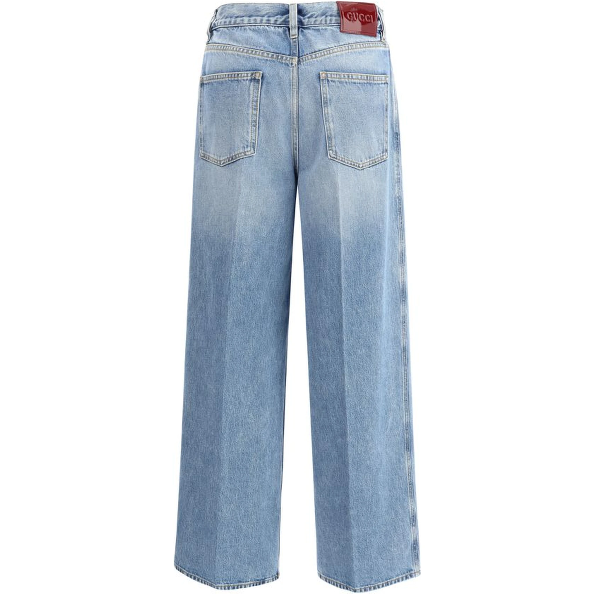 Light Blue Cotton Jeans Denim