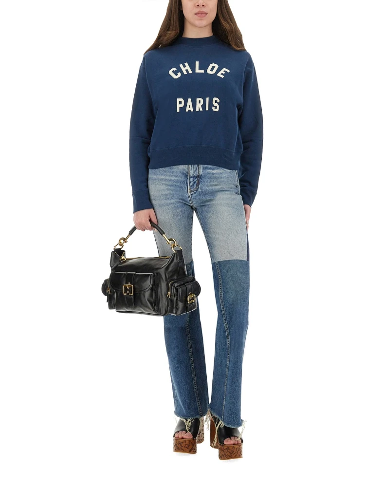 COTTON FLEECE LOGO PULLOVER alternative