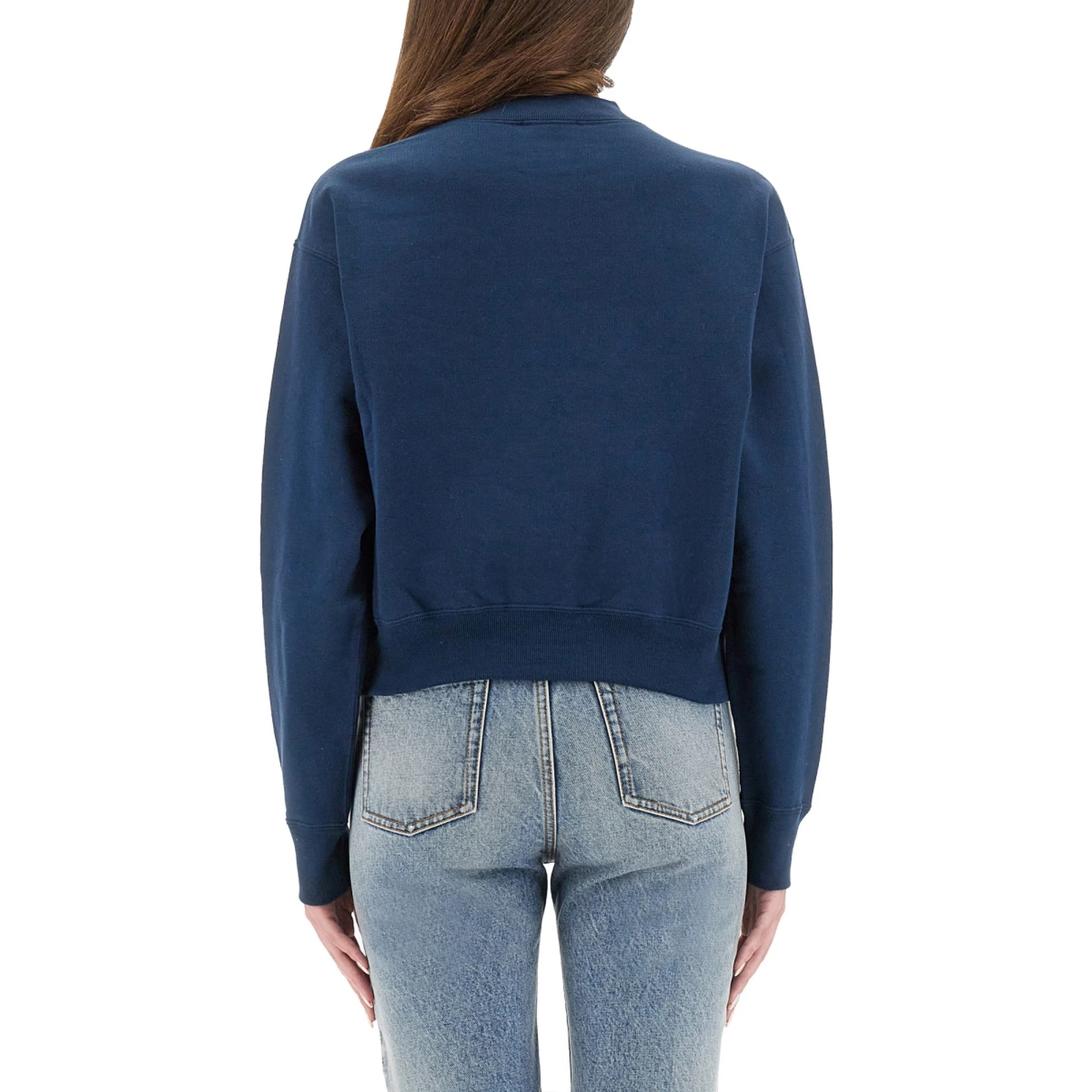 COTTON FLEECE LOGO PULLOVER