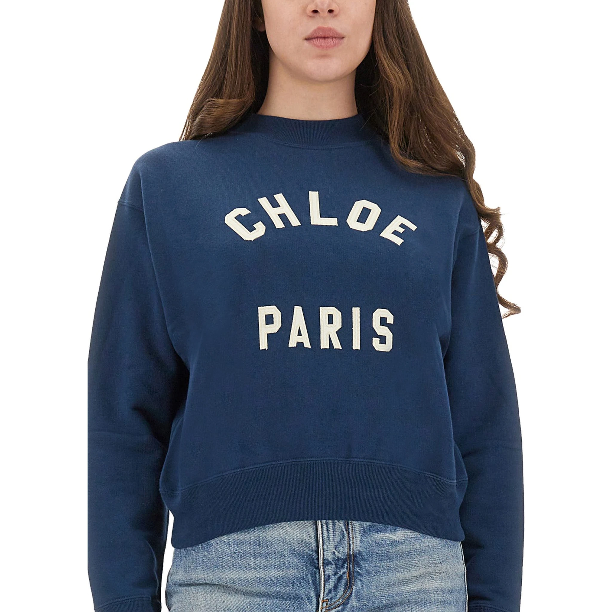COTTON FLEECE LOGO PULLOVER