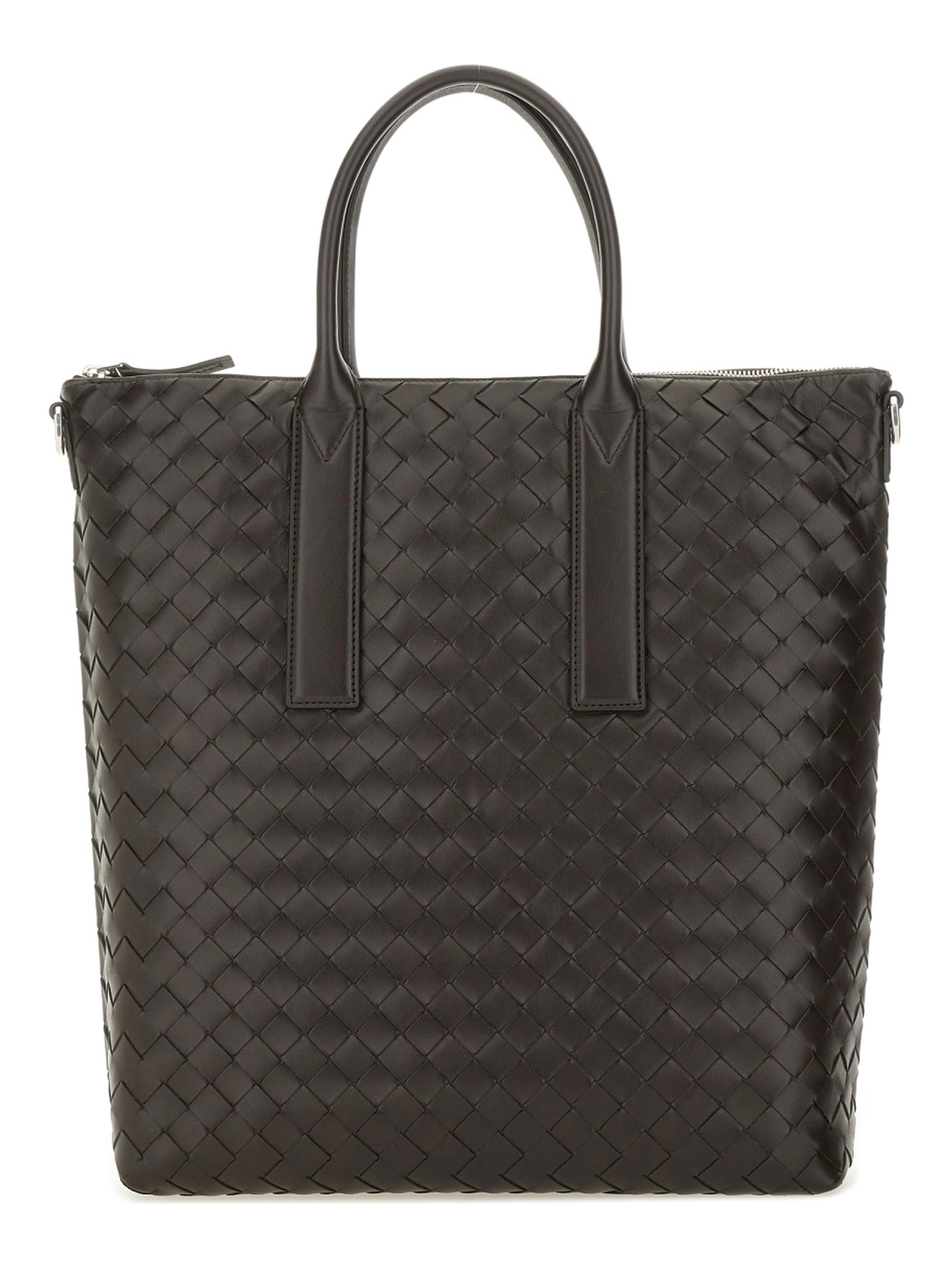 "NORTH-SOUTH" WOVEN TOTE BAG