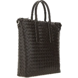 "NORTH-SOUTH" WOVEN TOTE BAG