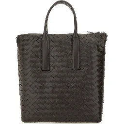 "NORTH-SOUTH" WOVEN TOTE BAG