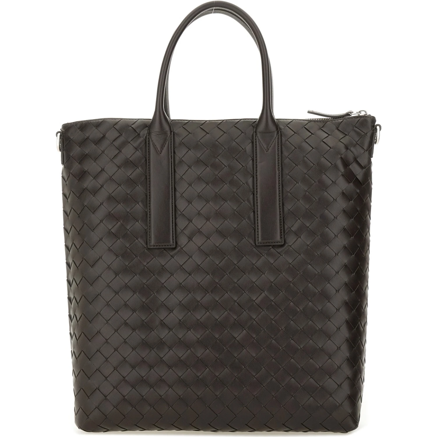 "NORTH-SOUTH" WOVEN TOTE BAG