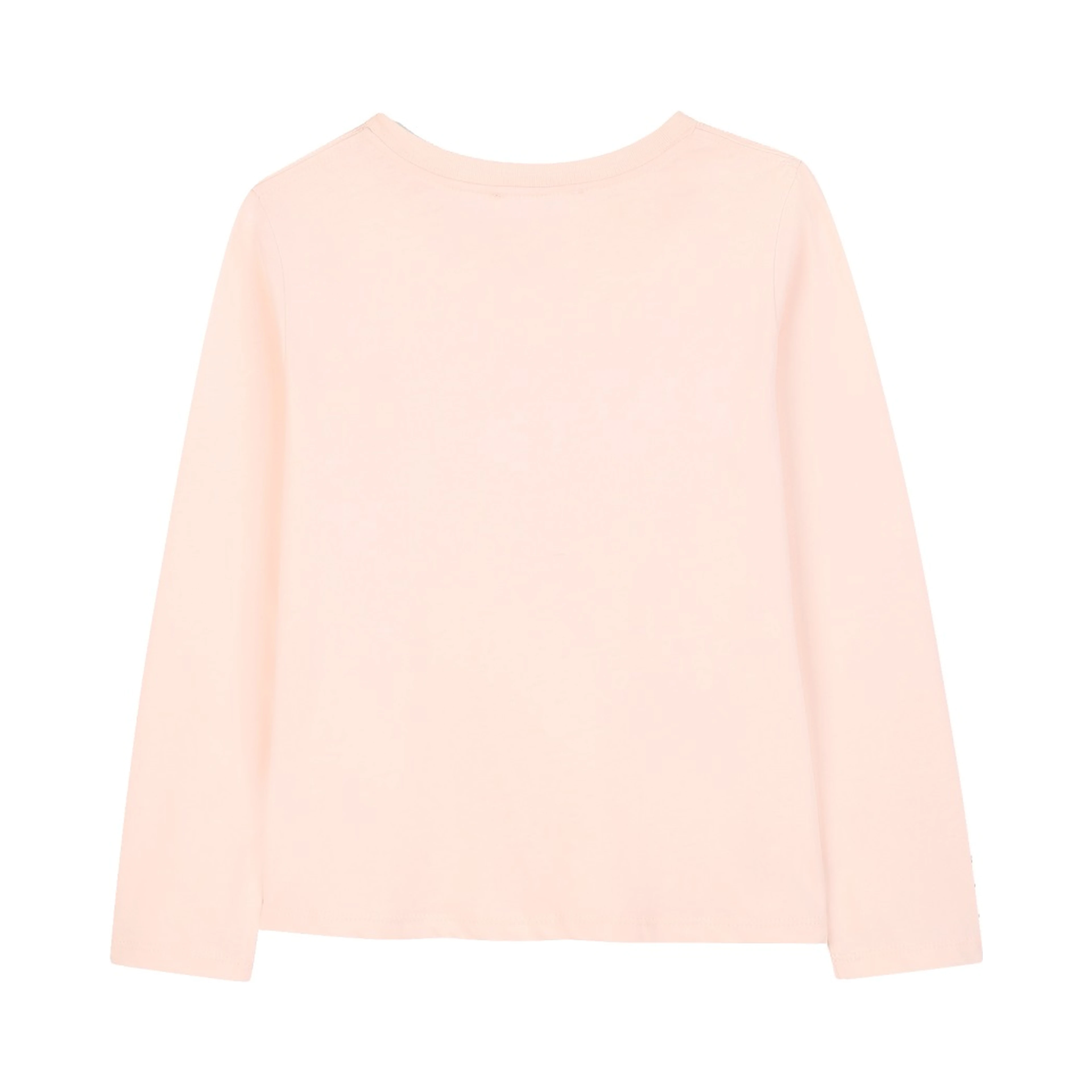 Kids logoprint long sleeve top pink