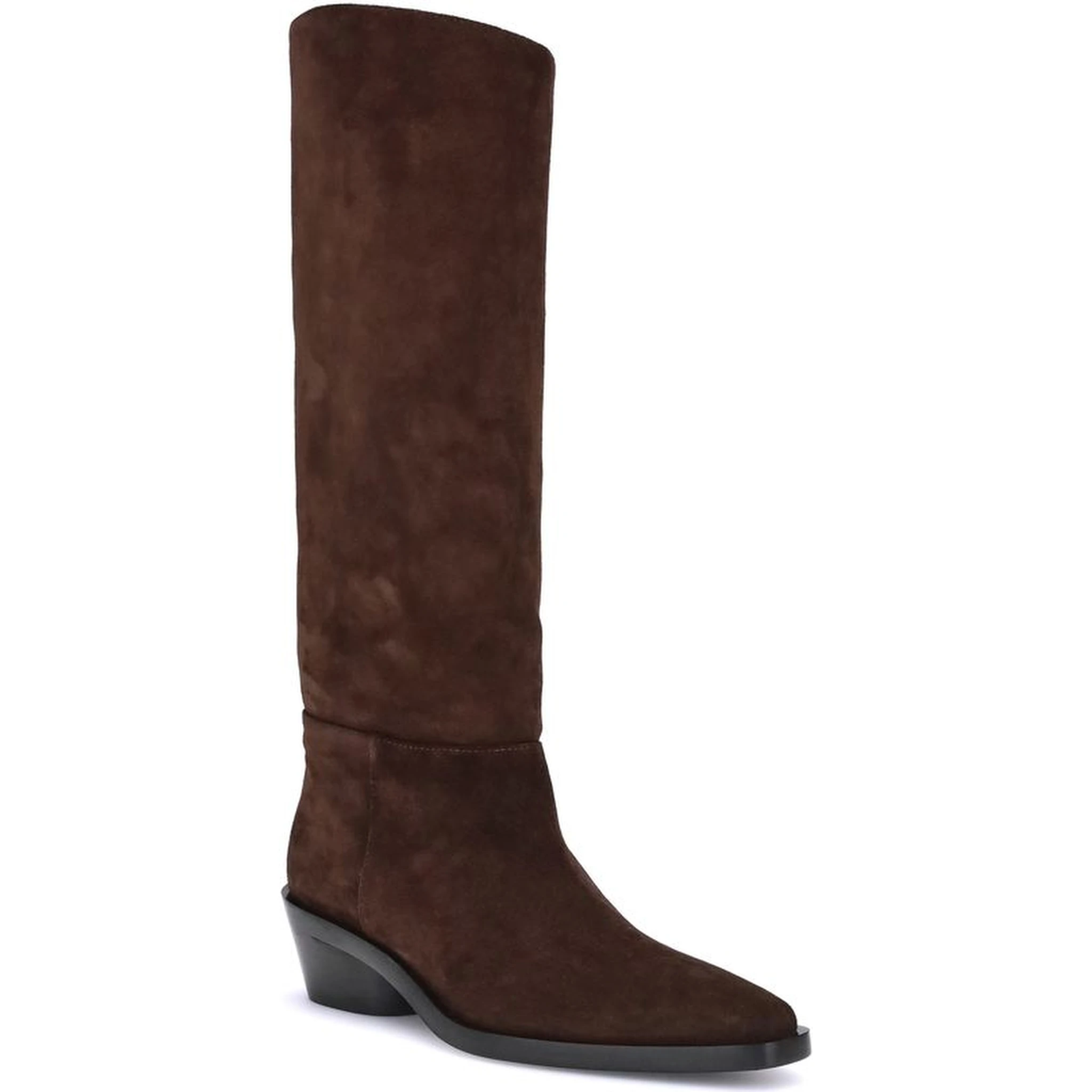 Brown Calf Leather Bos Taurus Ankle Boots