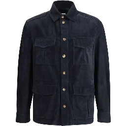 Suede leather shirt Jacket