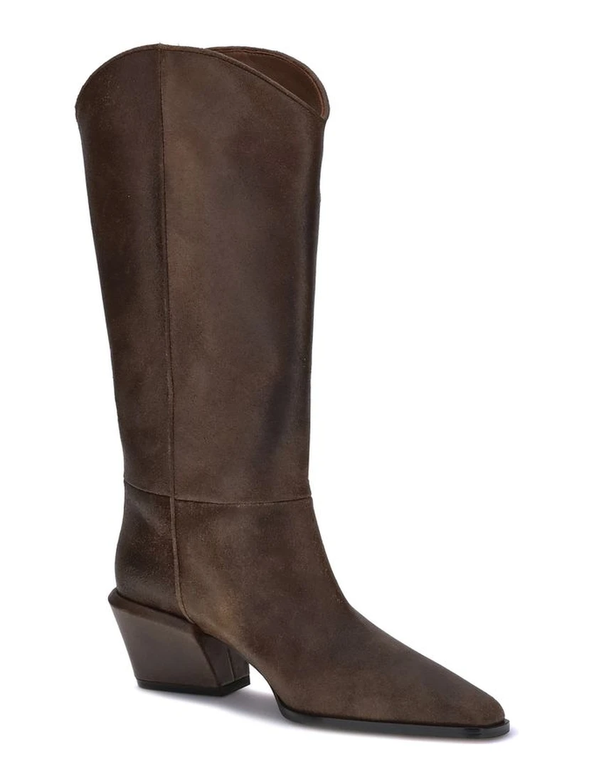 Brown Leather Boots