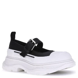 Black Rubber Ballet Flats