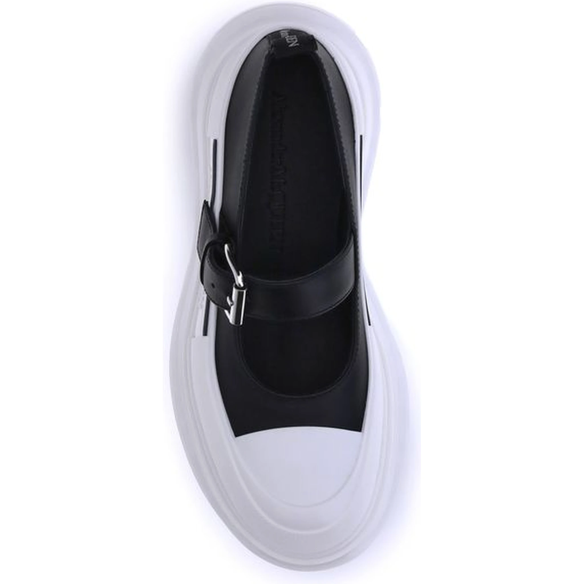 Black Rubber Ballet Flats