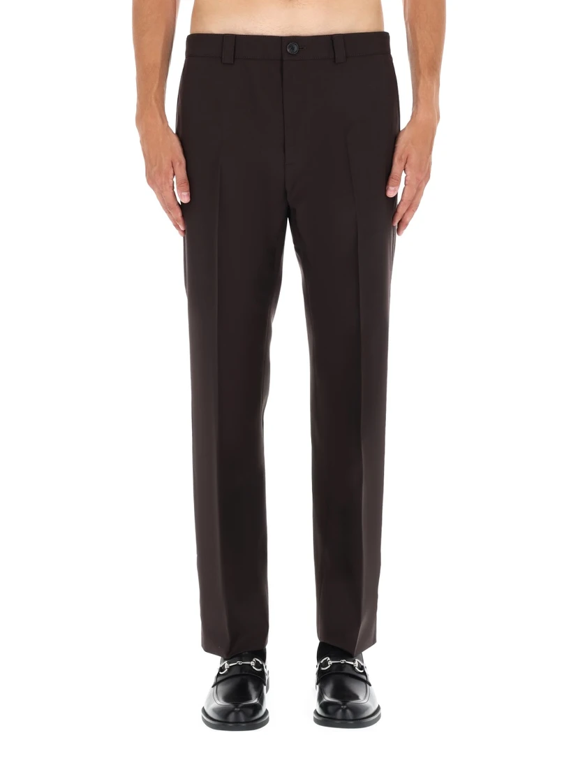 WOOL GABARDINE PANTS