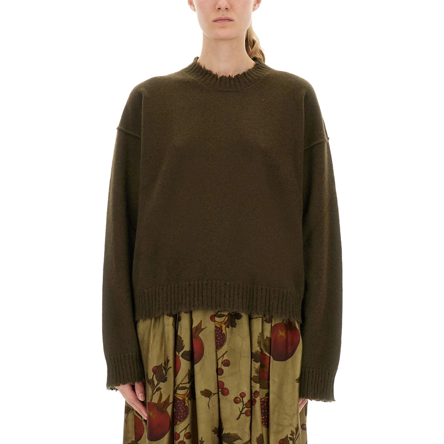CASHMERE SWEATER WITH BANGS