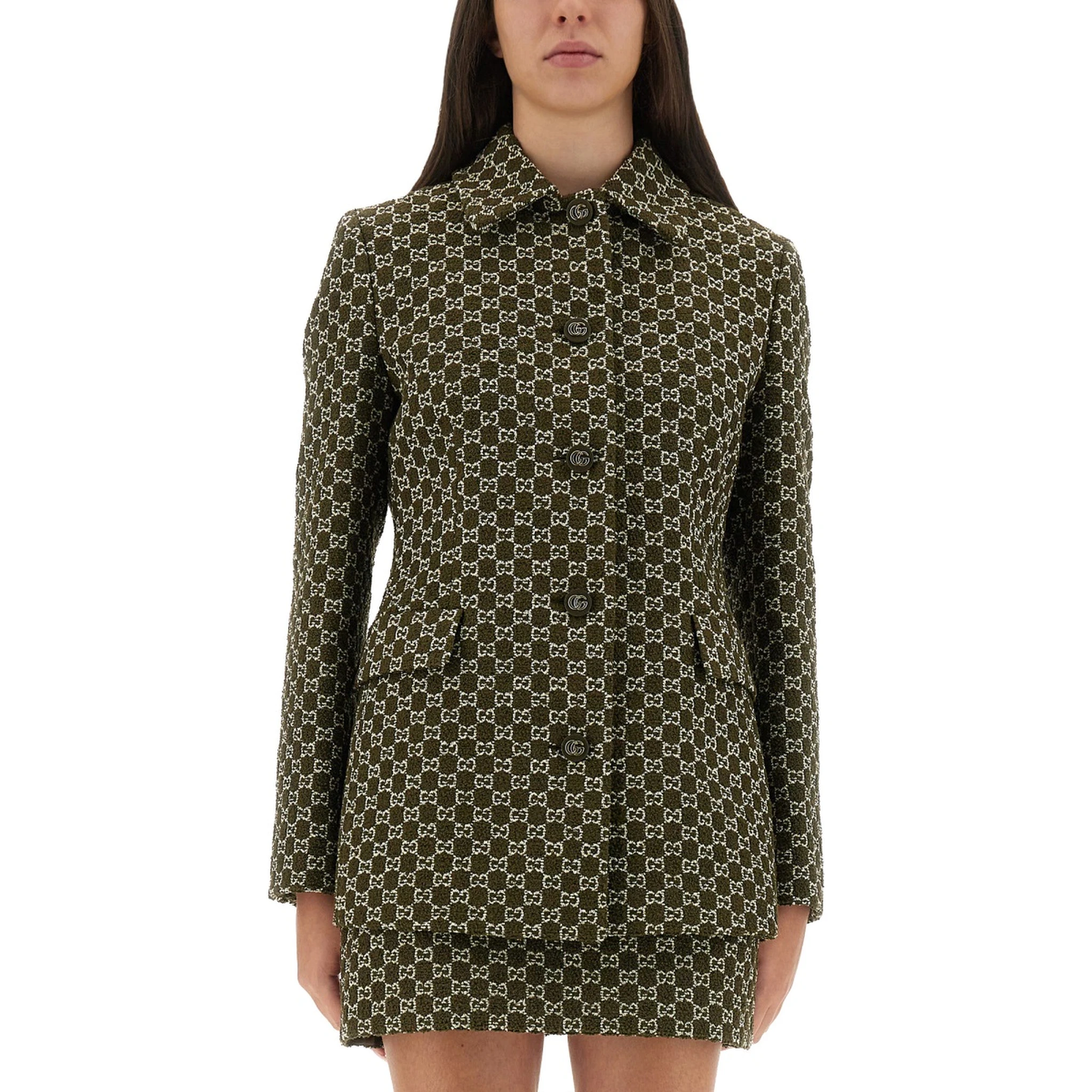 GG BOUCLÉ COTTON JACKET