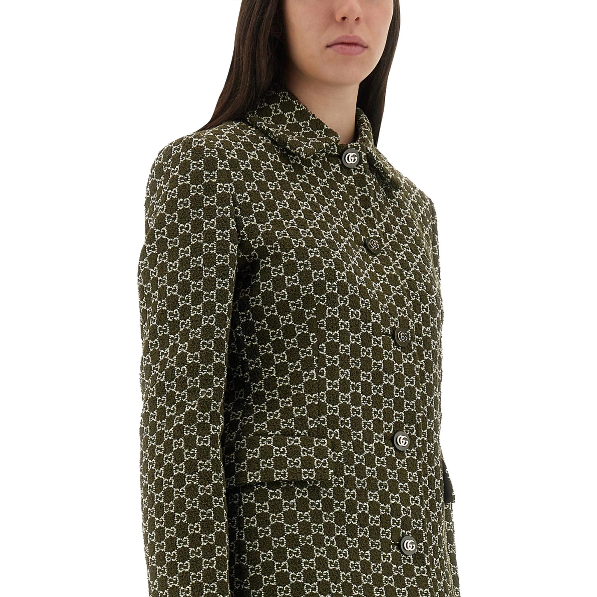 GG BOUCLÉ COTTON JACKET