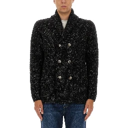 DOUBLE-BREASTED CARDIGAN