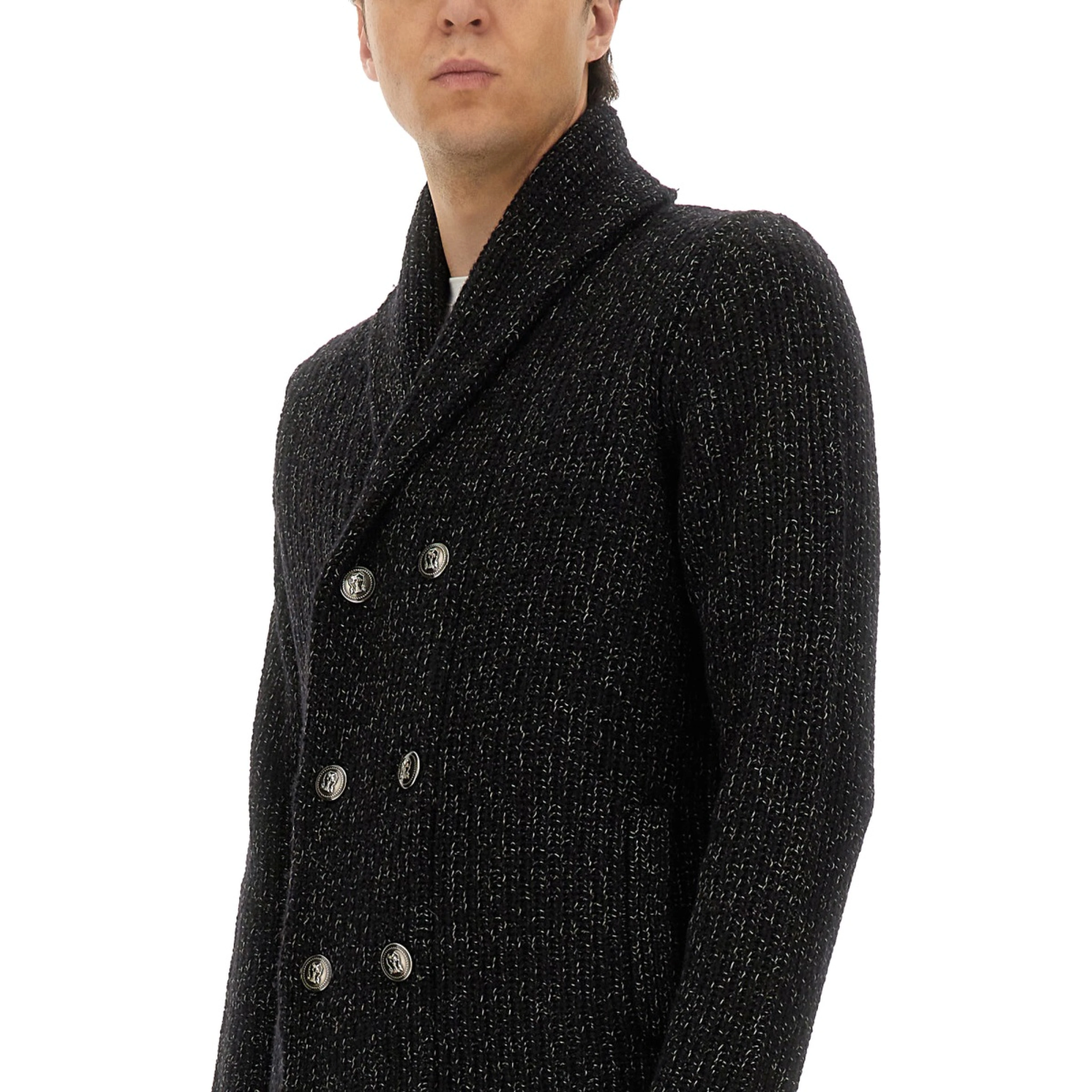 DOUBLE-BREASTED CARDIGAN