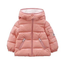 JACKET WITH LOGO AND HOOD