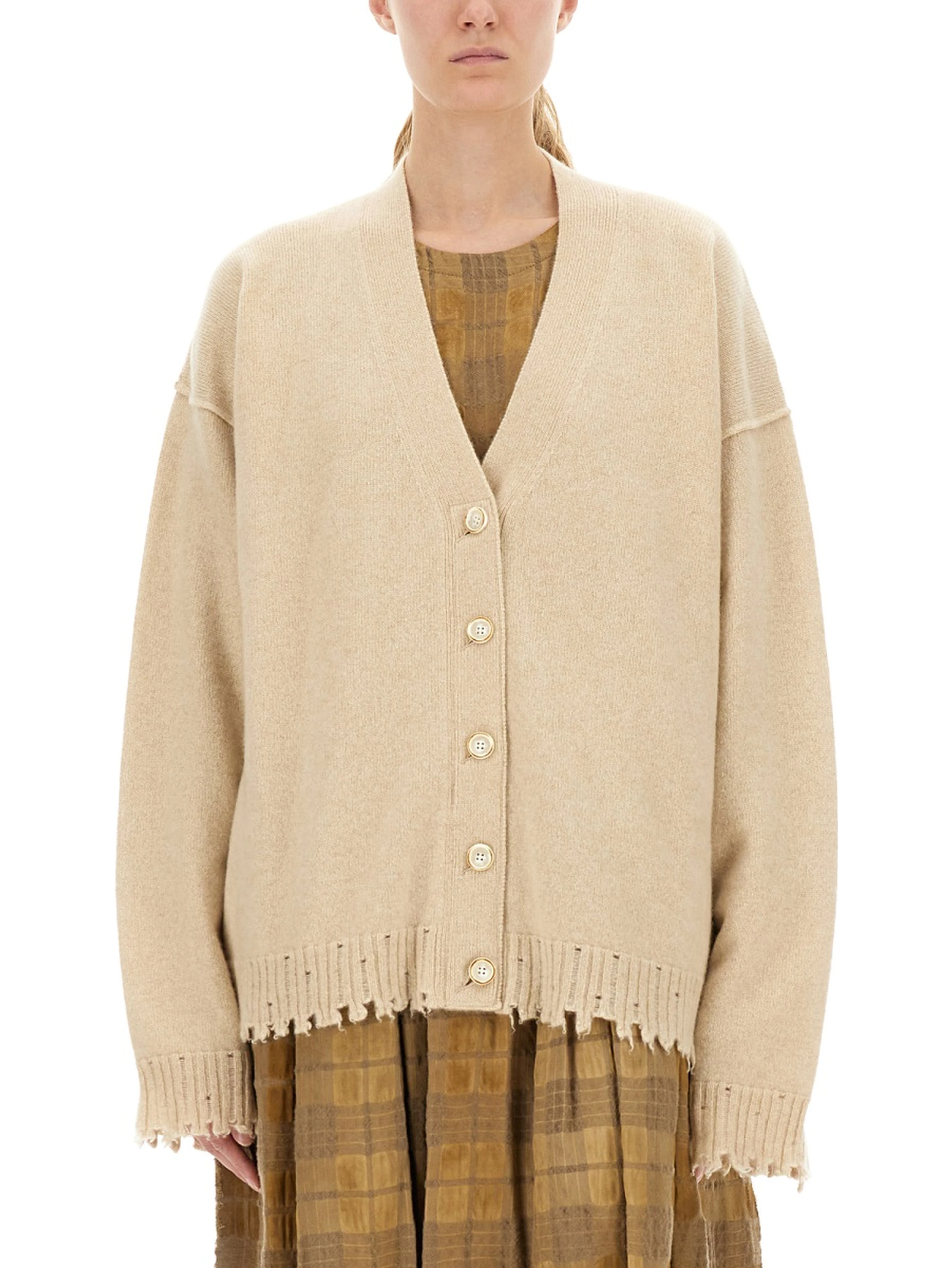 CASHMERE CARDIGAN WITH BUTTONS
