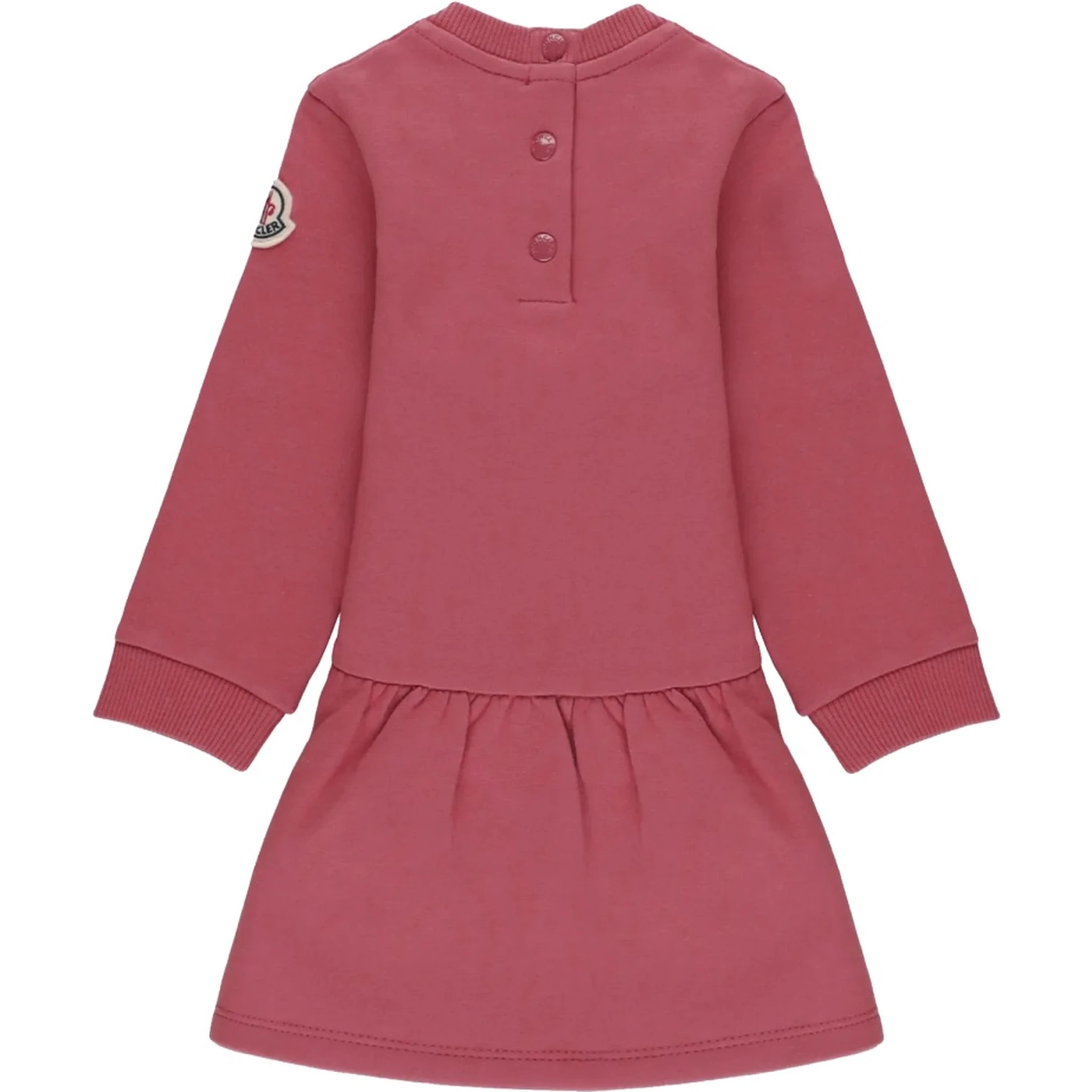 Heart embellished flared dress