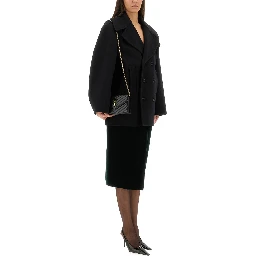 DOUBLE-BREASTED WOOL CABAN