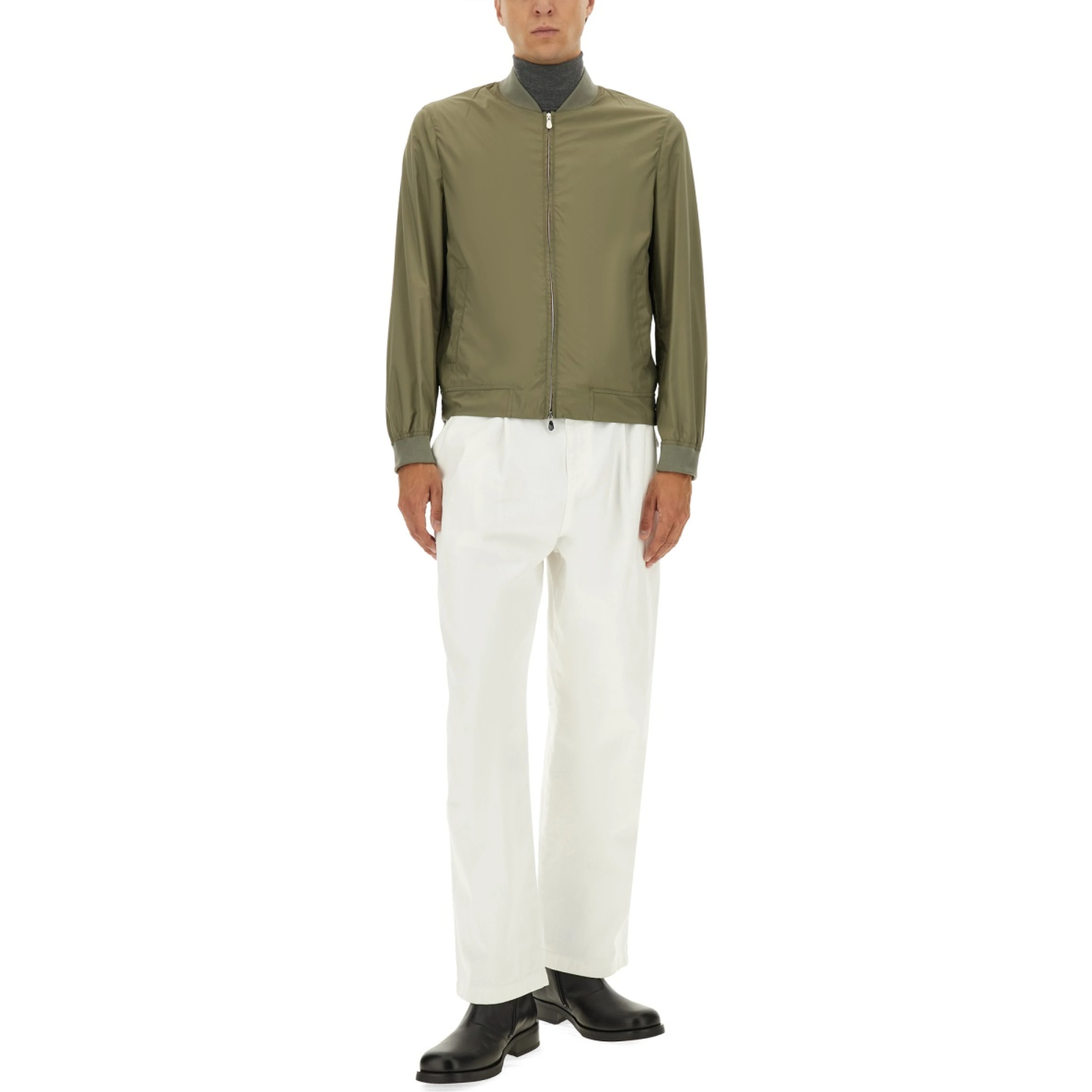 BOMBER WITH ZIP