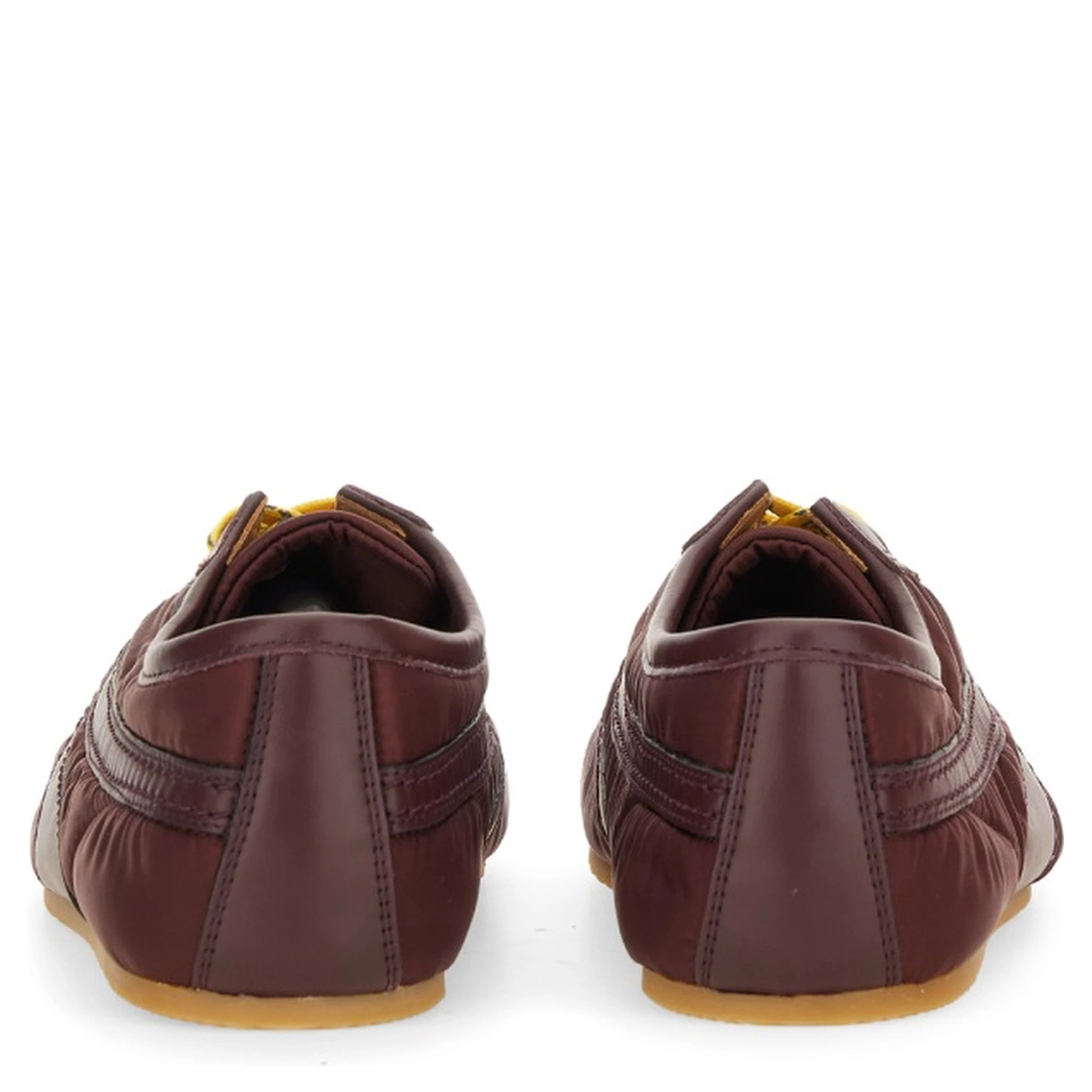 NYLON AND NAPPA LEATHER SNEAKER