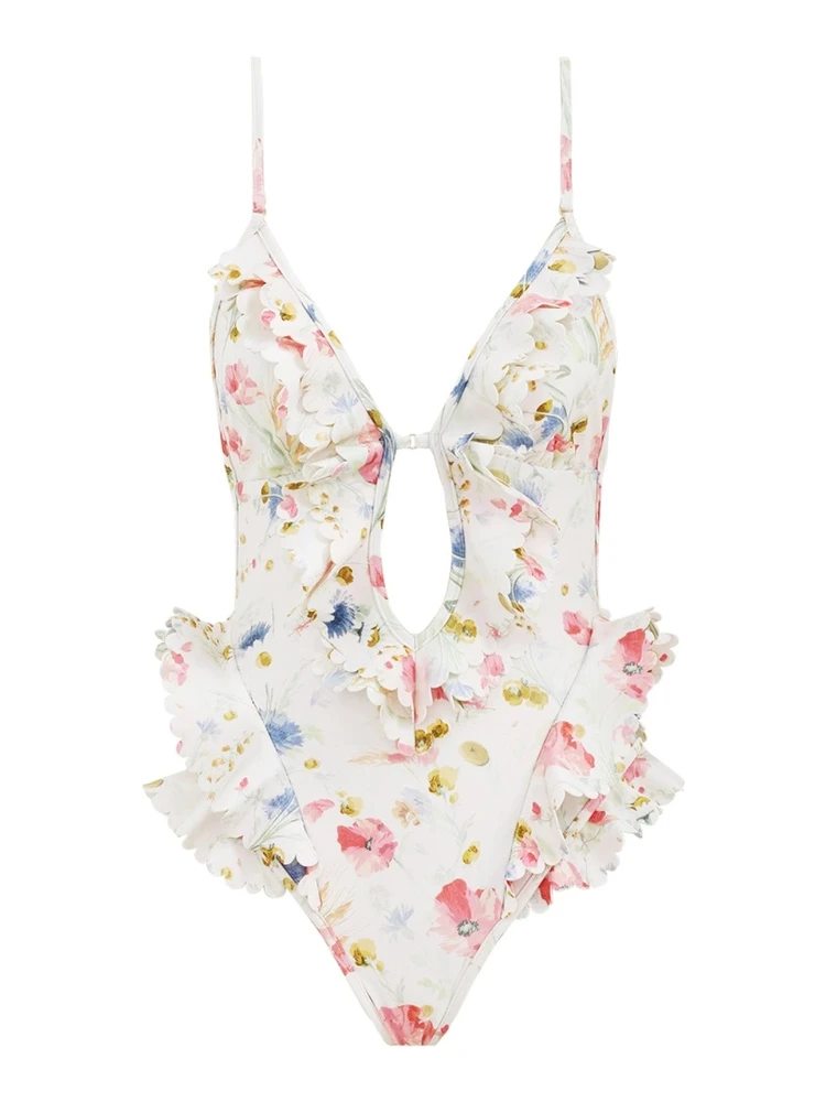 "LUCKY" ONE PIECE SWIMSUIT