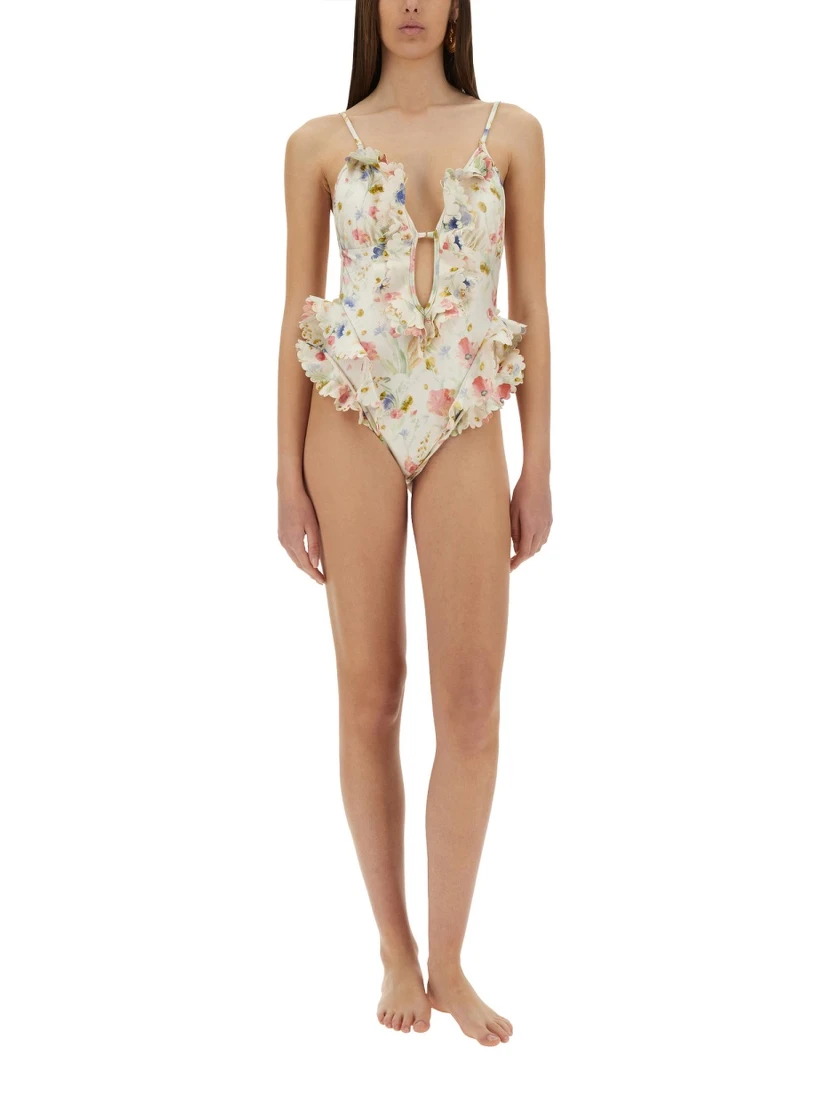 "LUCKY" ONE PIECE SWIMSUIT