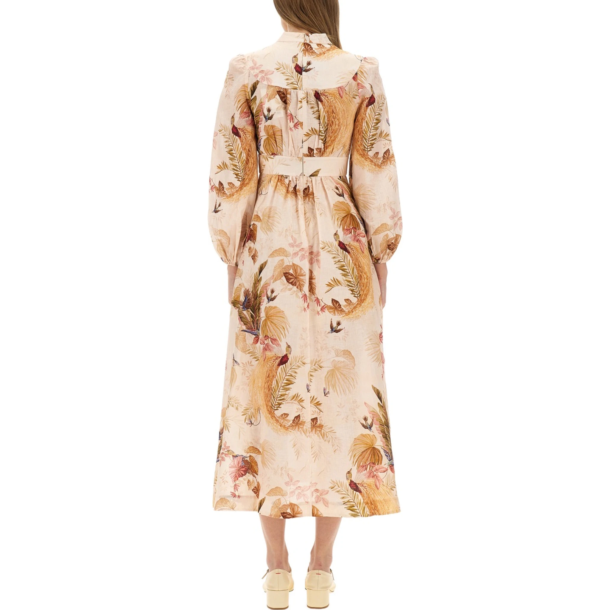 "ASCENSION PLUNGE" MIDI DRESS