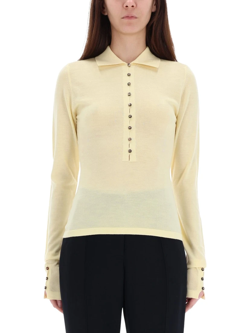 KNITTED POLO.