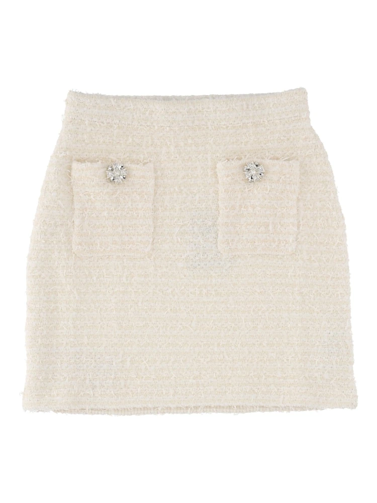 WOOL MINISKIRT