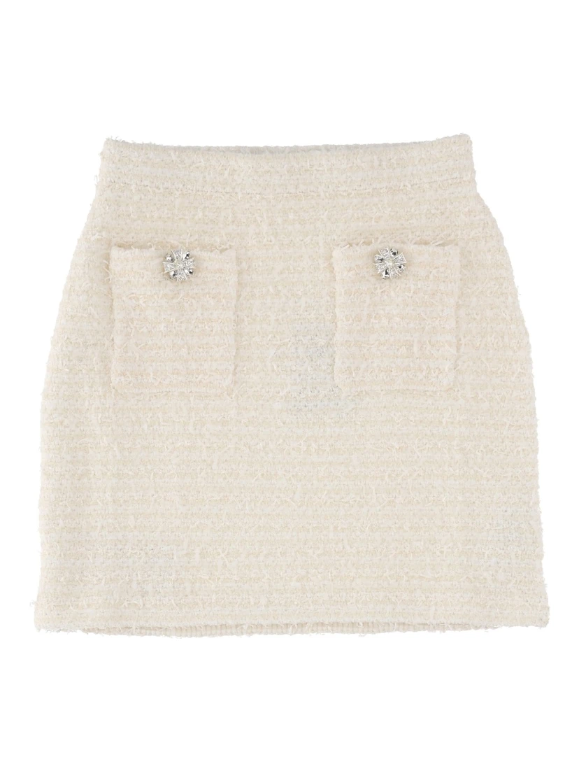 WOOL MINISKIRT