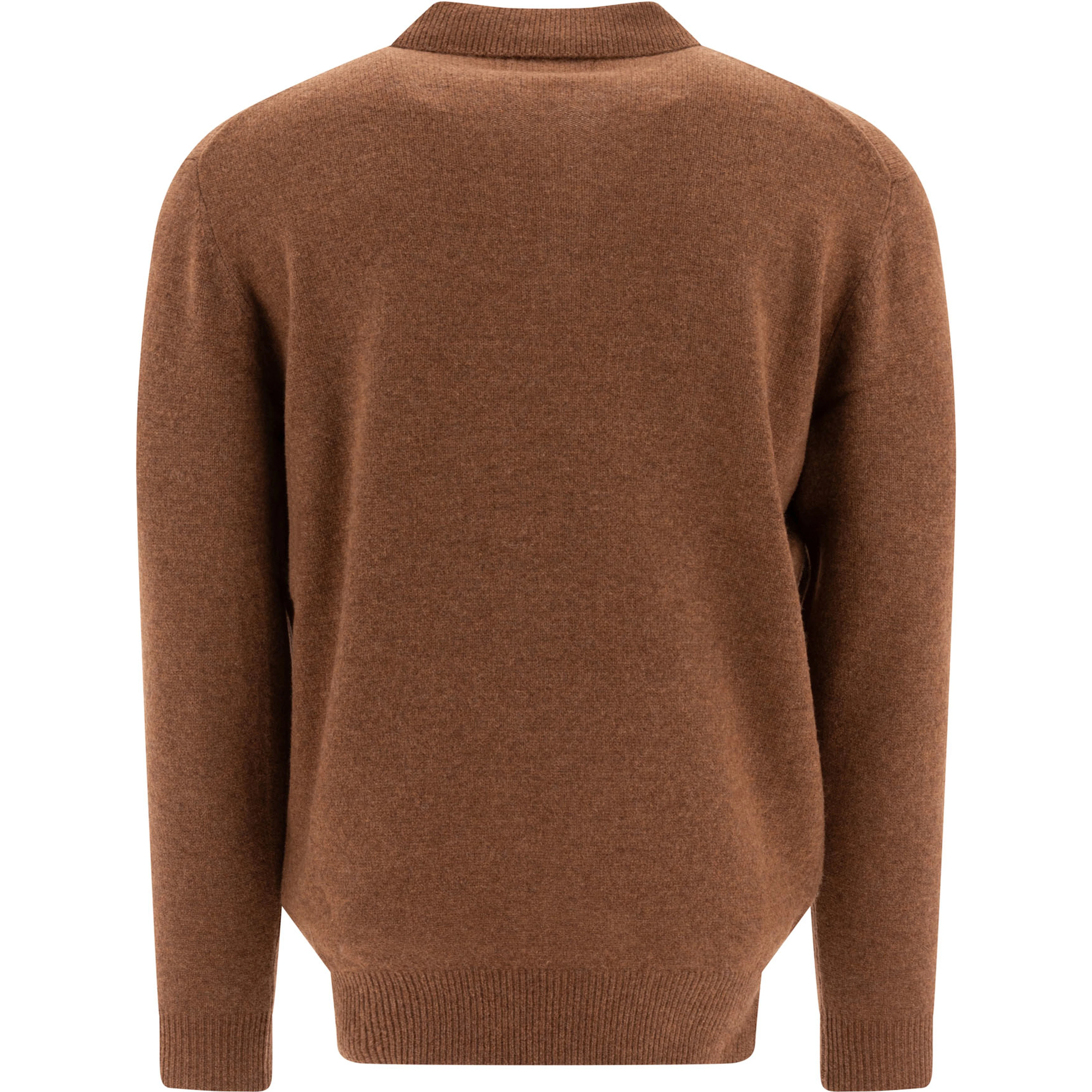 Wool polo shirt