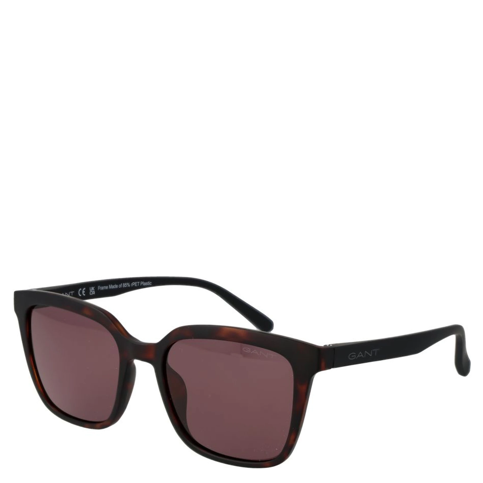 Brown Stainless Steel Sunglasses