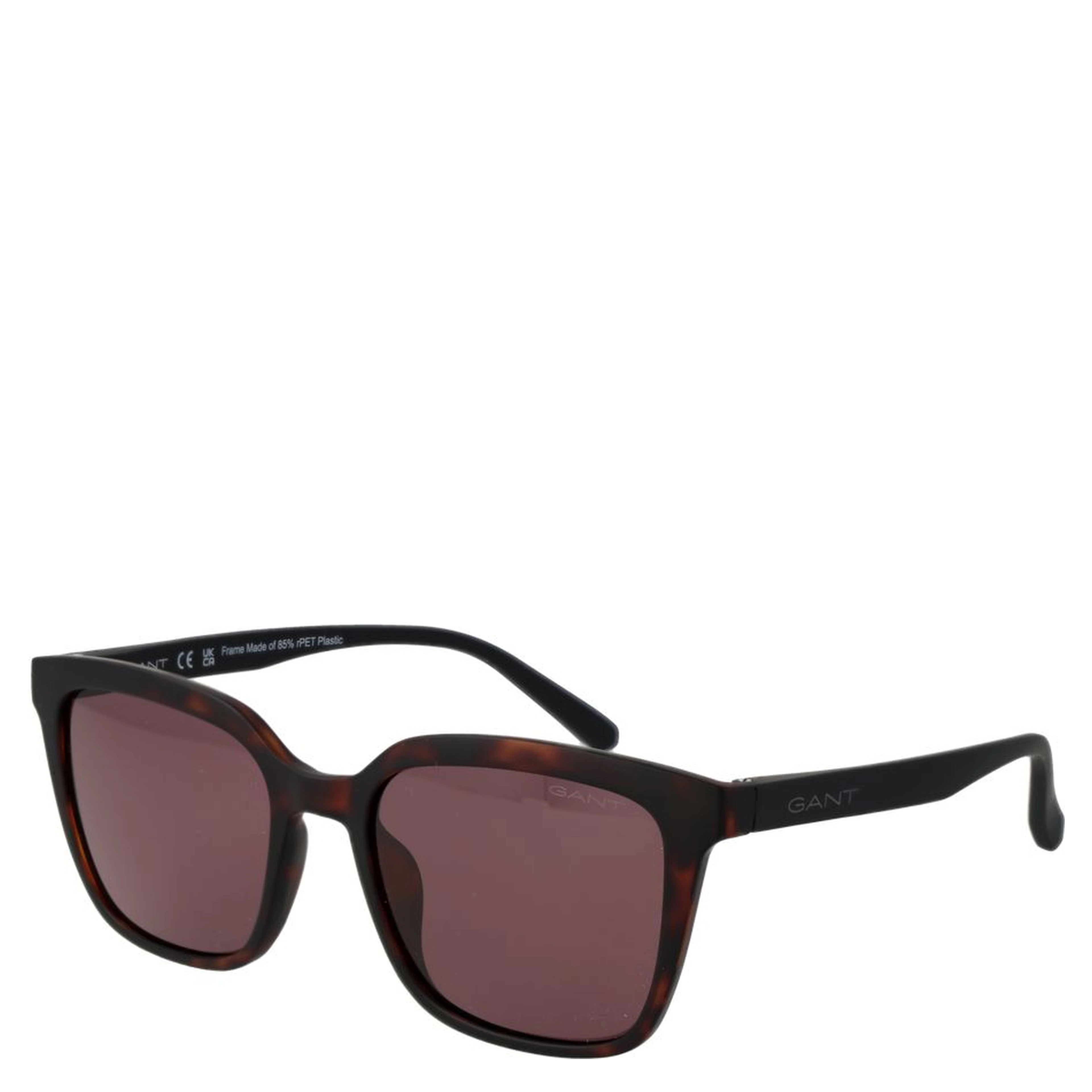 Brown Stainless Steel Sunglasses