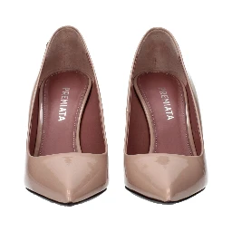 Pink Leather Pumps