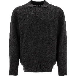 Wool polo shirt