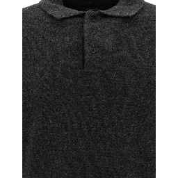 Wool polo shirt