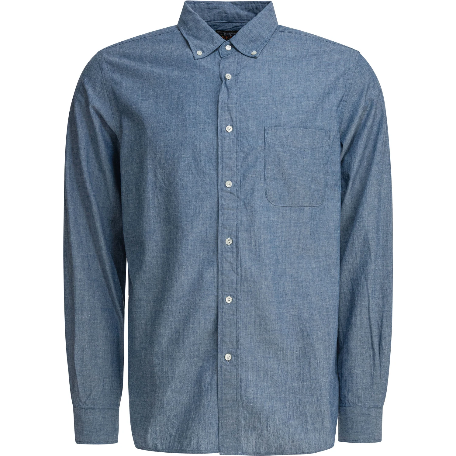 Shirt with button-down collar