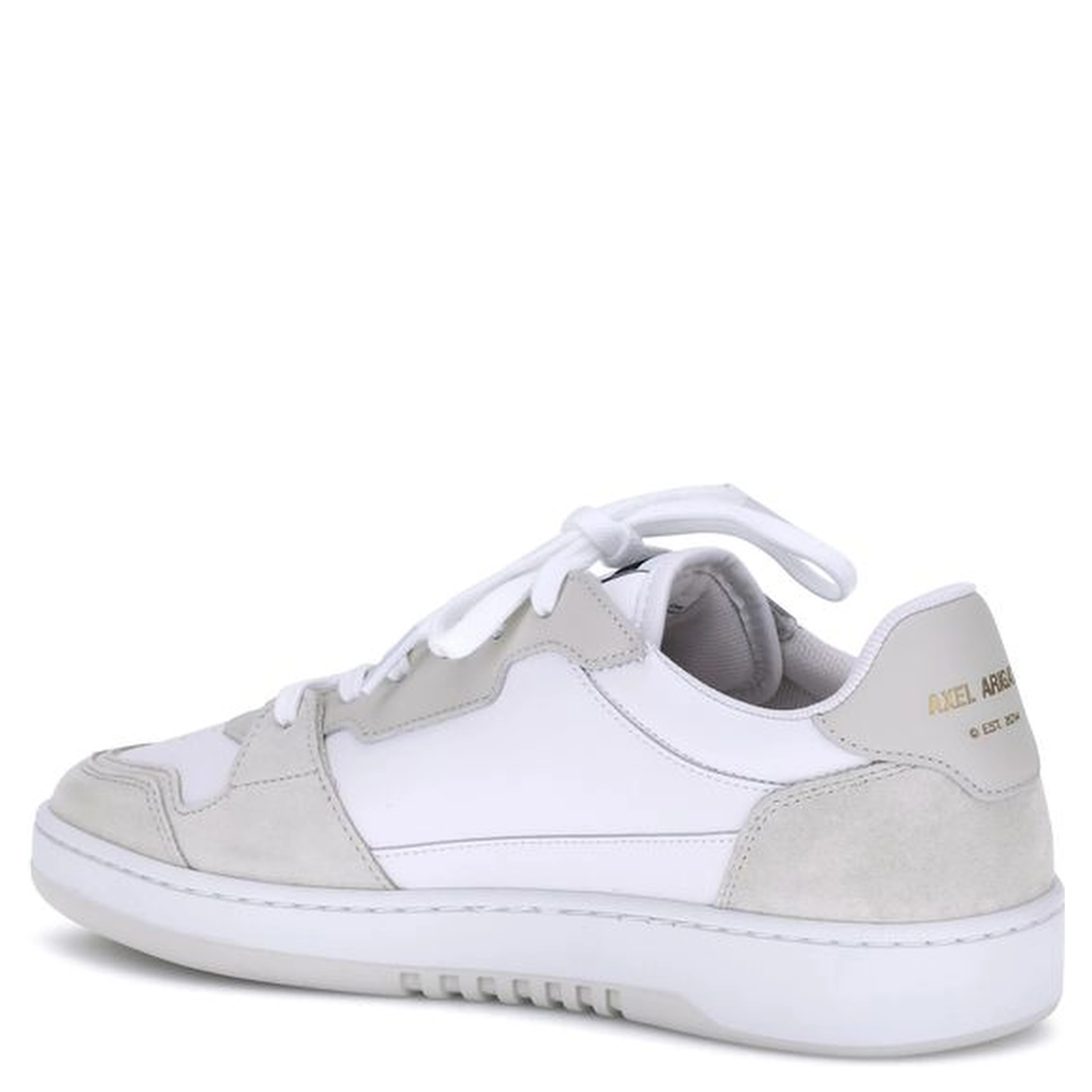 White Recycled Polyester Low Top Sneakers