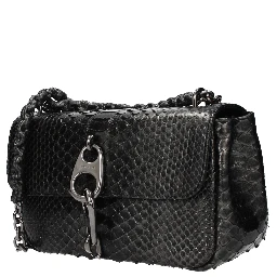 Gray Skin Shoulder Bag