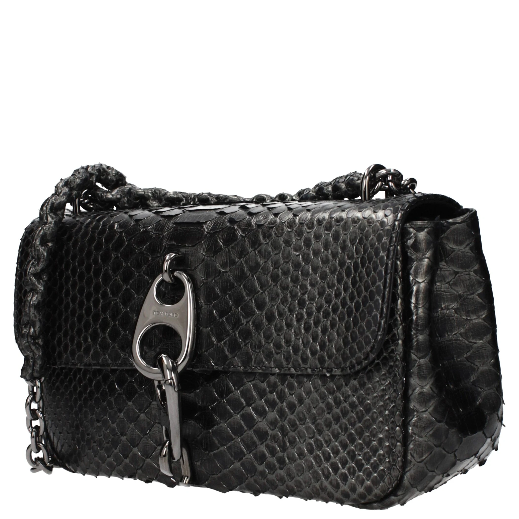 Gray Skin Shoulder Bag