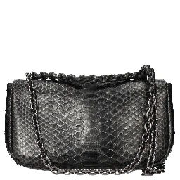 Gray Skin Shoulder Bag
