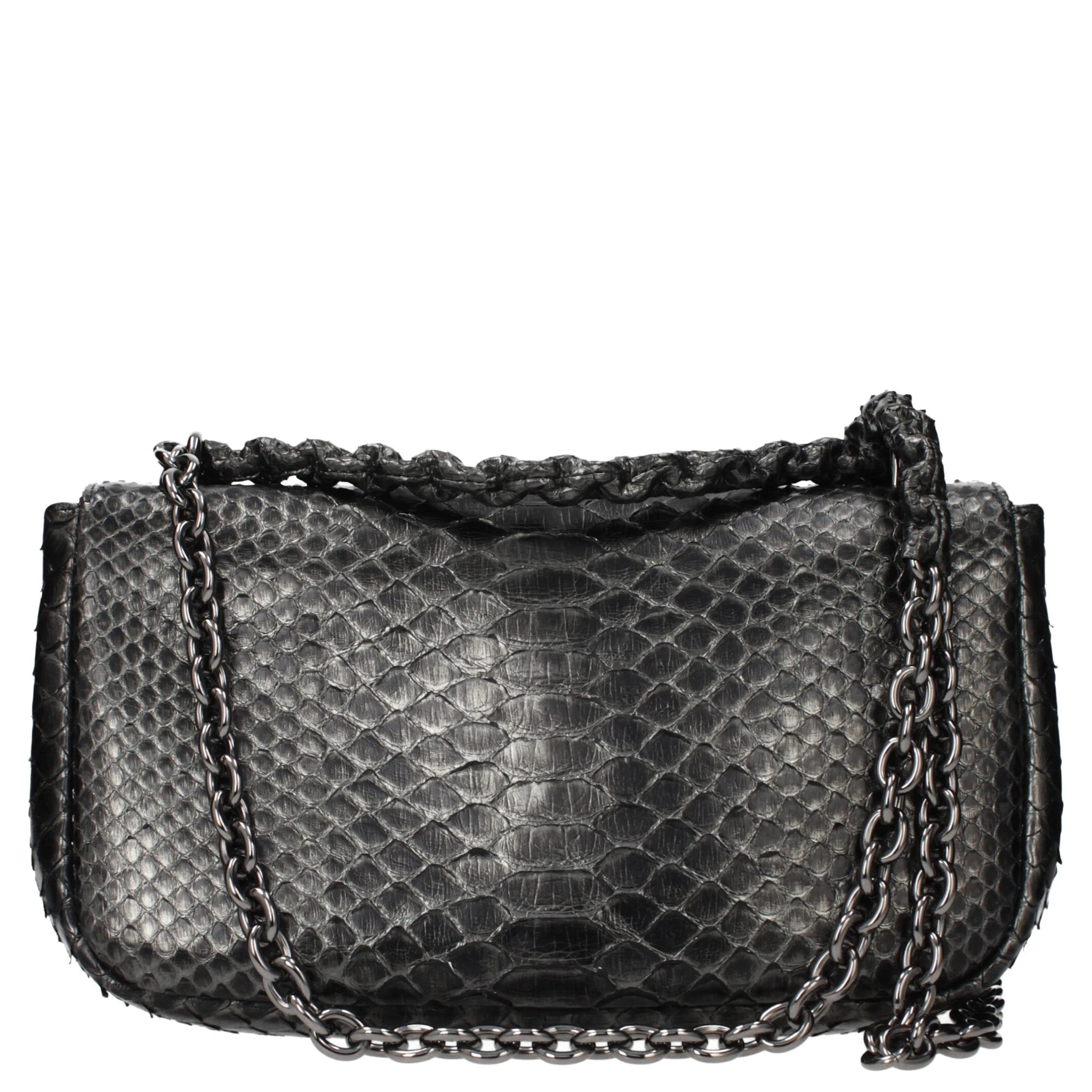 Gray Skin Shoulder Bag