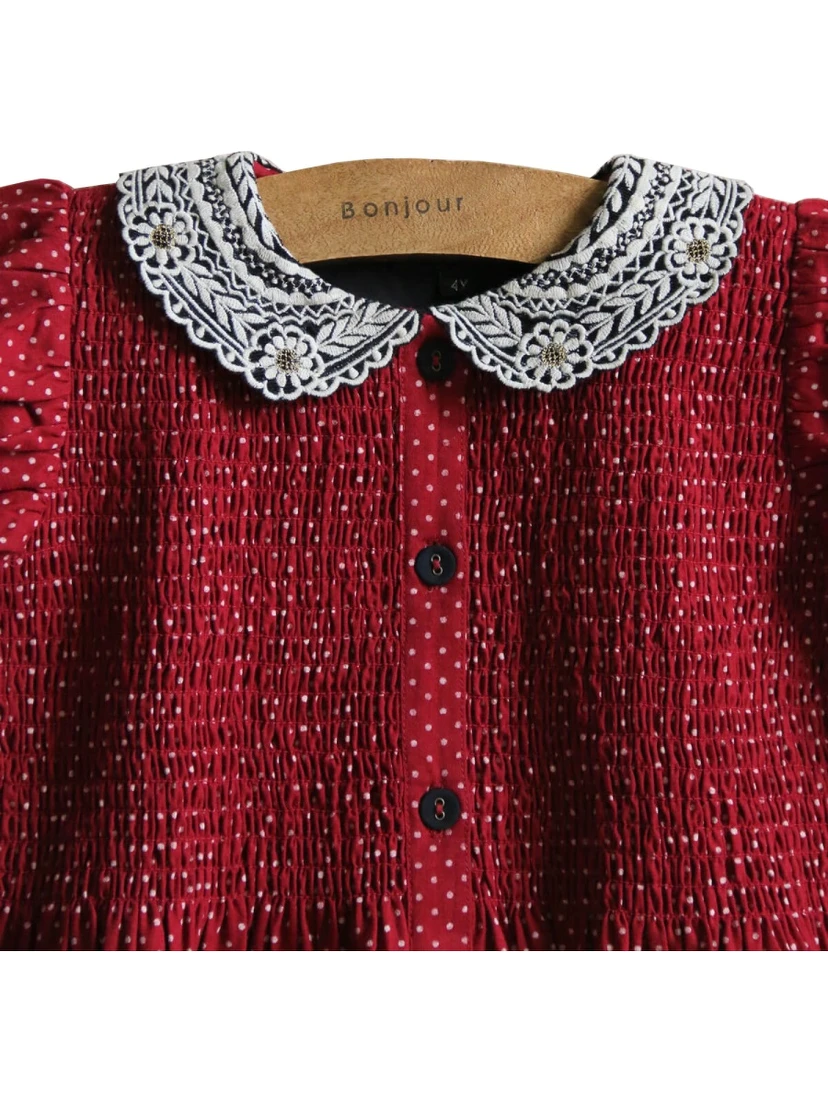 DRESS WITH HAIR CLIP