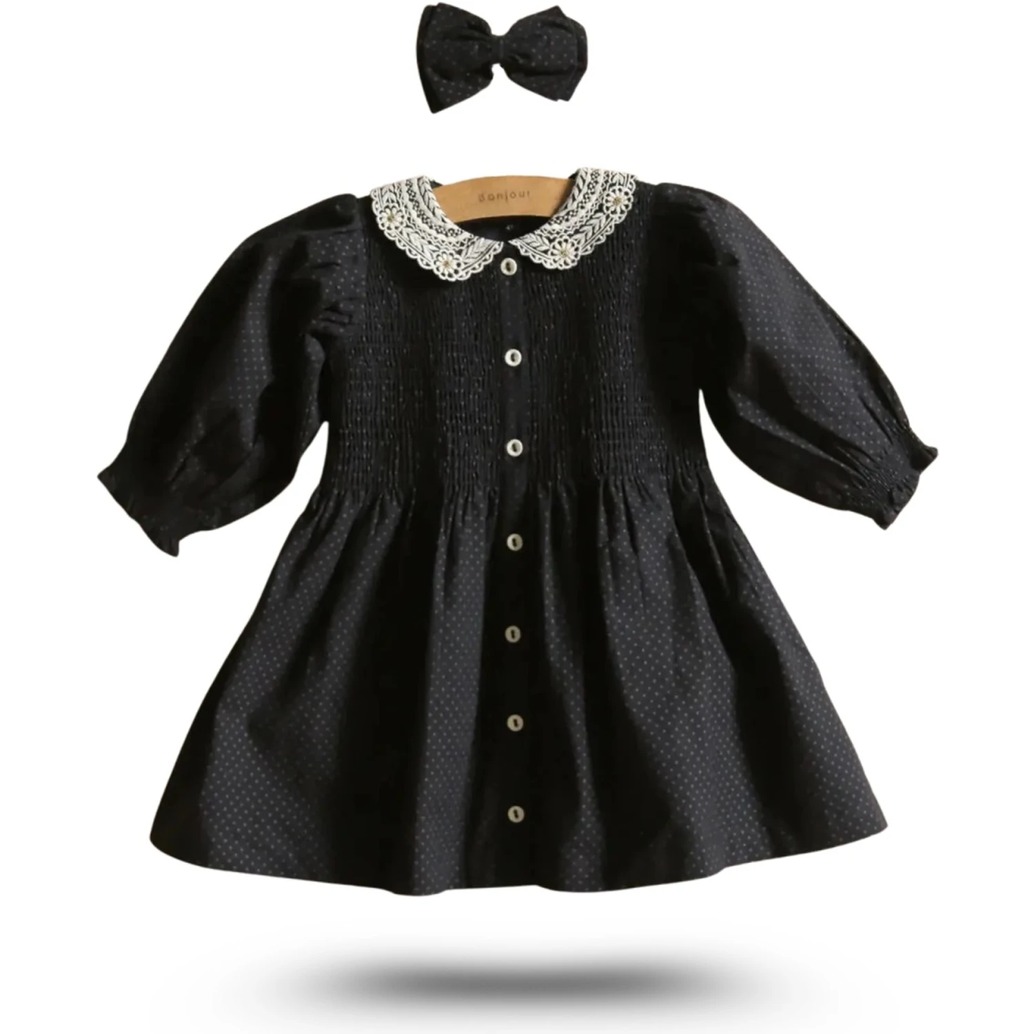 DRESS WITH HAIR CLIP