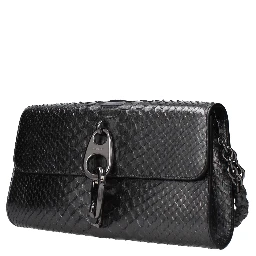 Gray Skin Clutch Bag